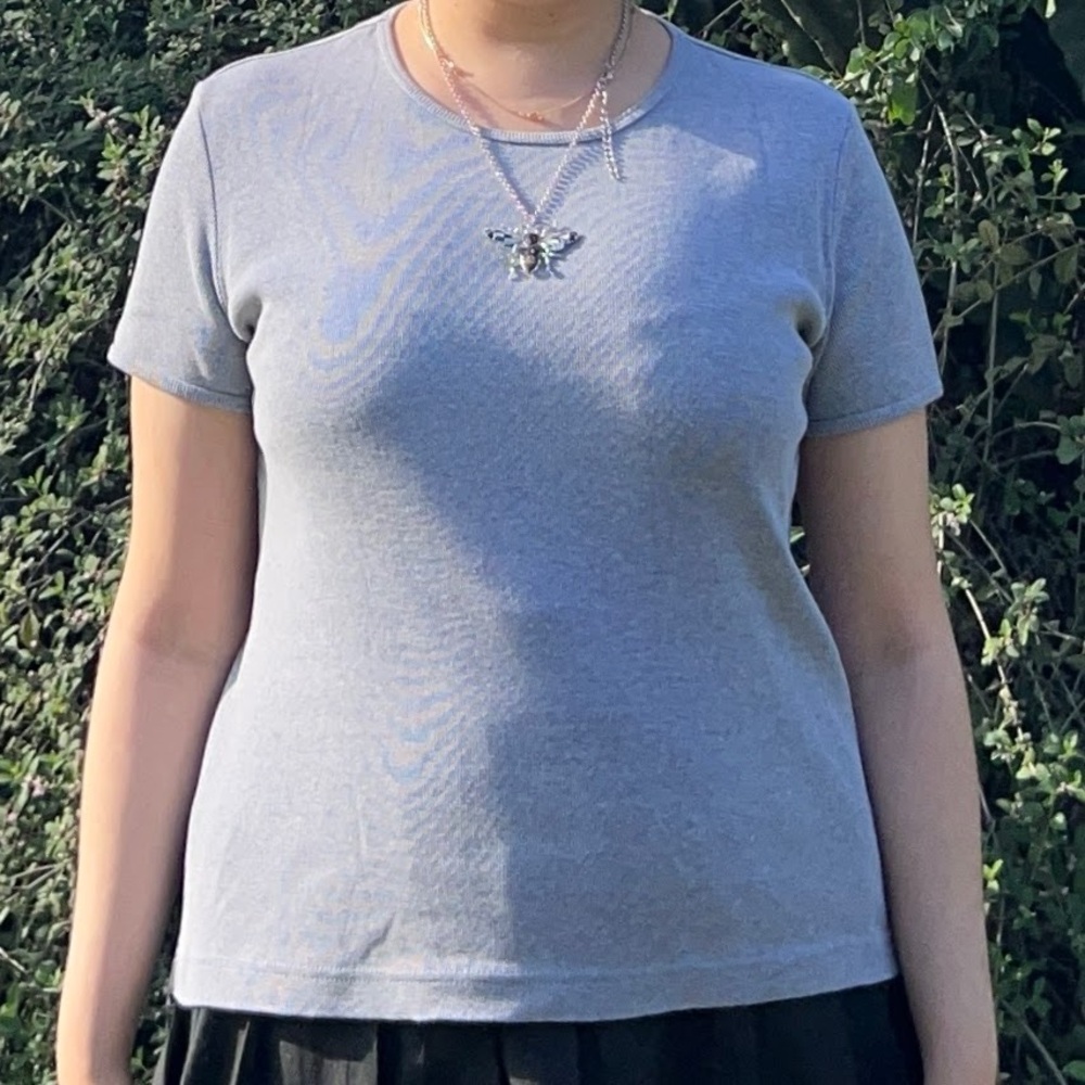GAP Light Gray Short Sleeve Tee